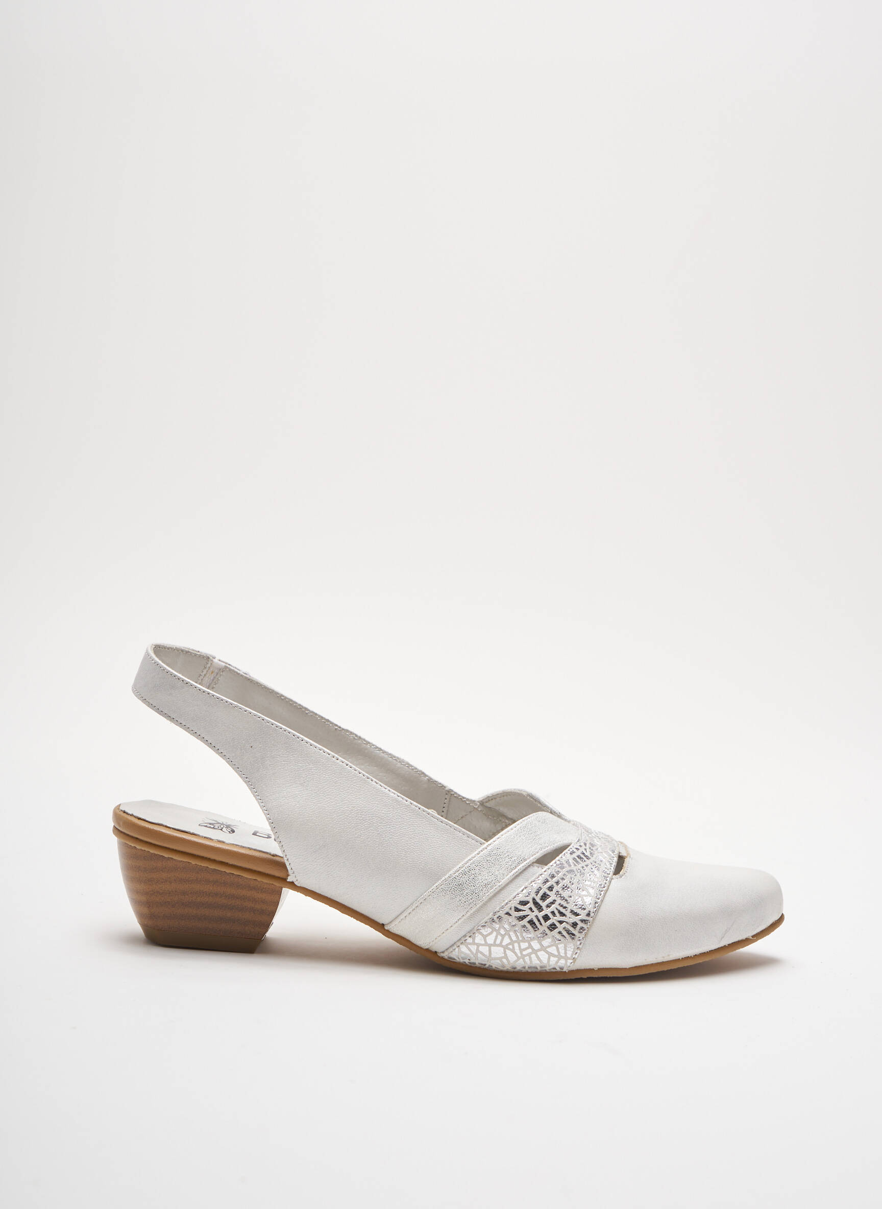 Butterfly Sandales Nu Pieds Femme couleur blanc