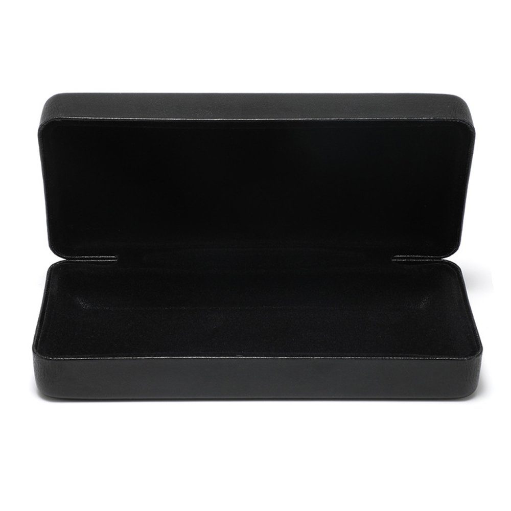 aikidio Brillenetui Fashion Square Glossy Flip Top gepolstertes Brillenetui