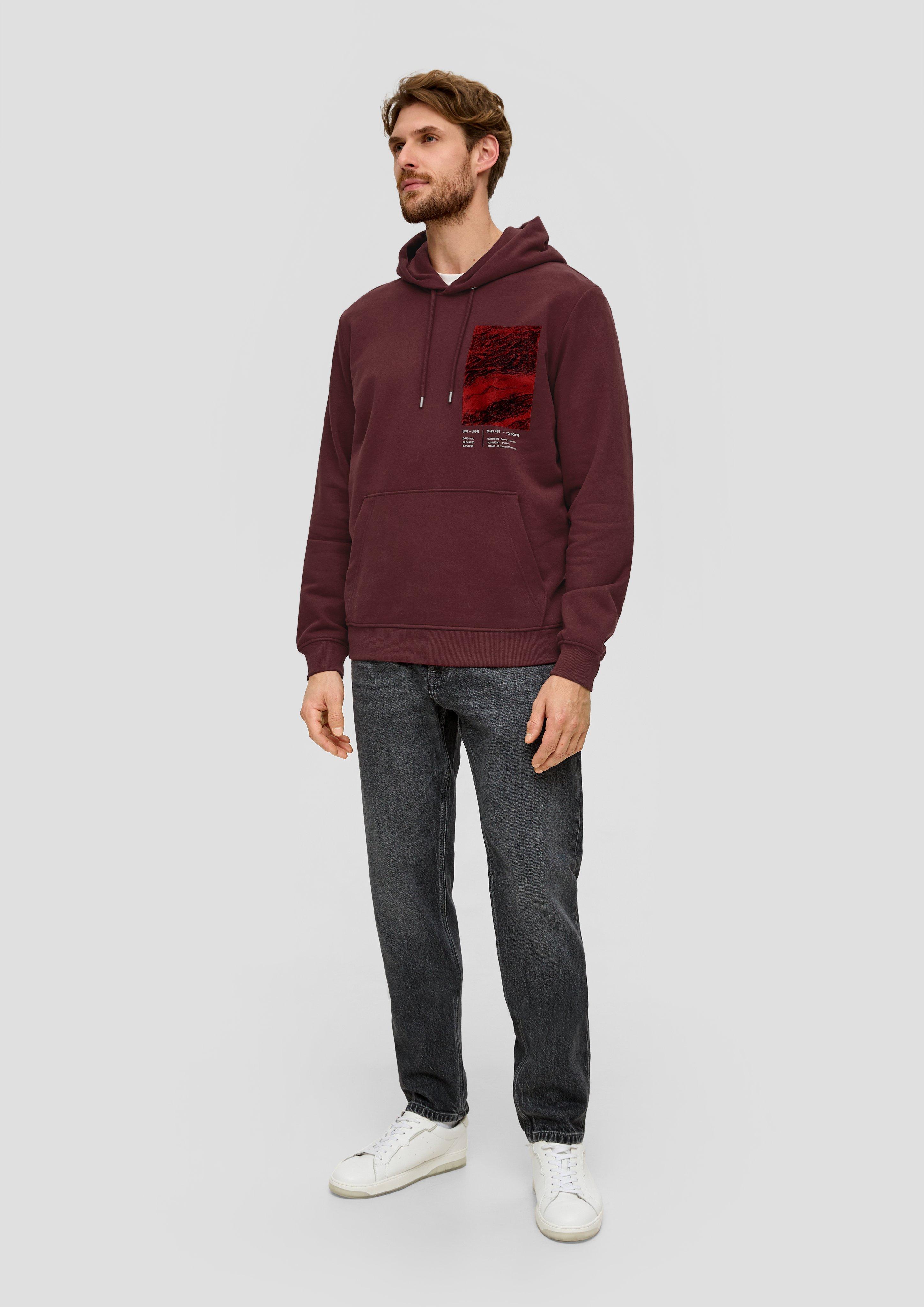 Kapuzen-Sweatshirt mit Frontprint  2138678-39D1