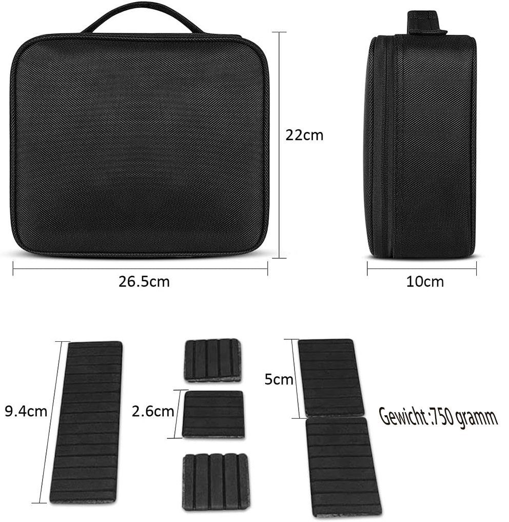 Tapferer Ping Kosmetikkoffer Kosmetikkoffer für Frauen Tragbare Aufbewahrung auf Reisen