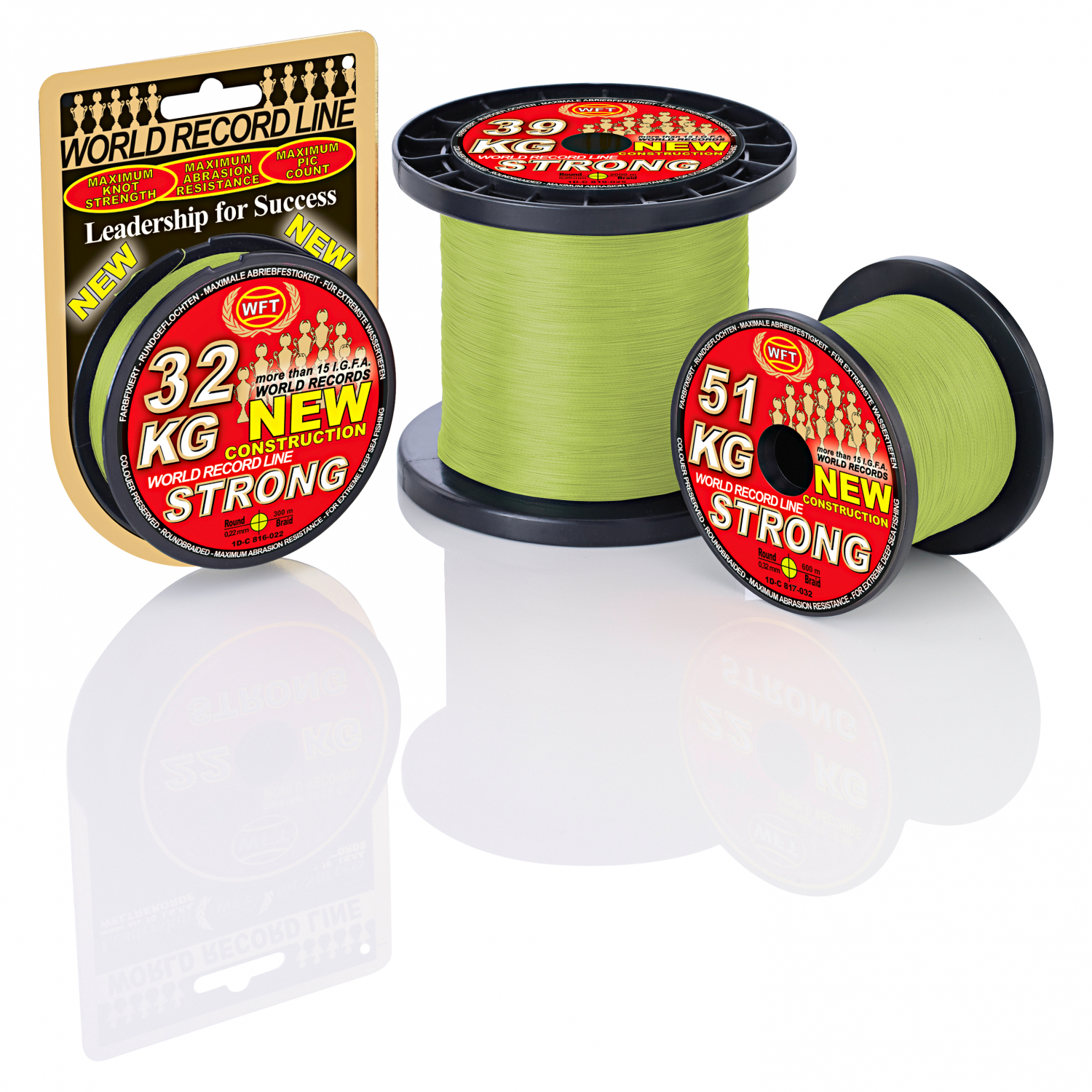 WFT Angelschnur KG Strong (chartreuse)