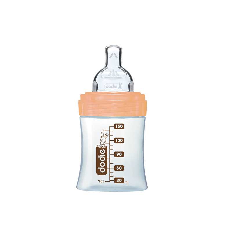 Biberon en verre 0-6 mois 150 ml anti colique Biche Dodie