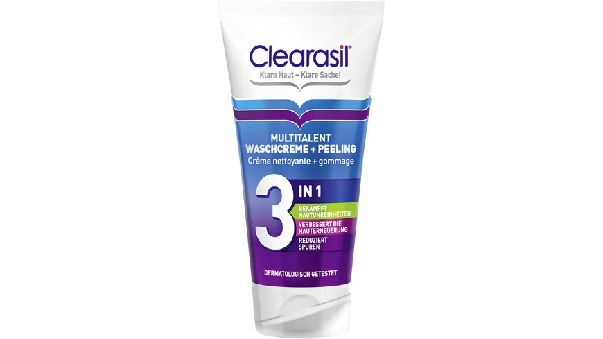 Clearasil Multitalent Waschcreme & Peeling 150 ml