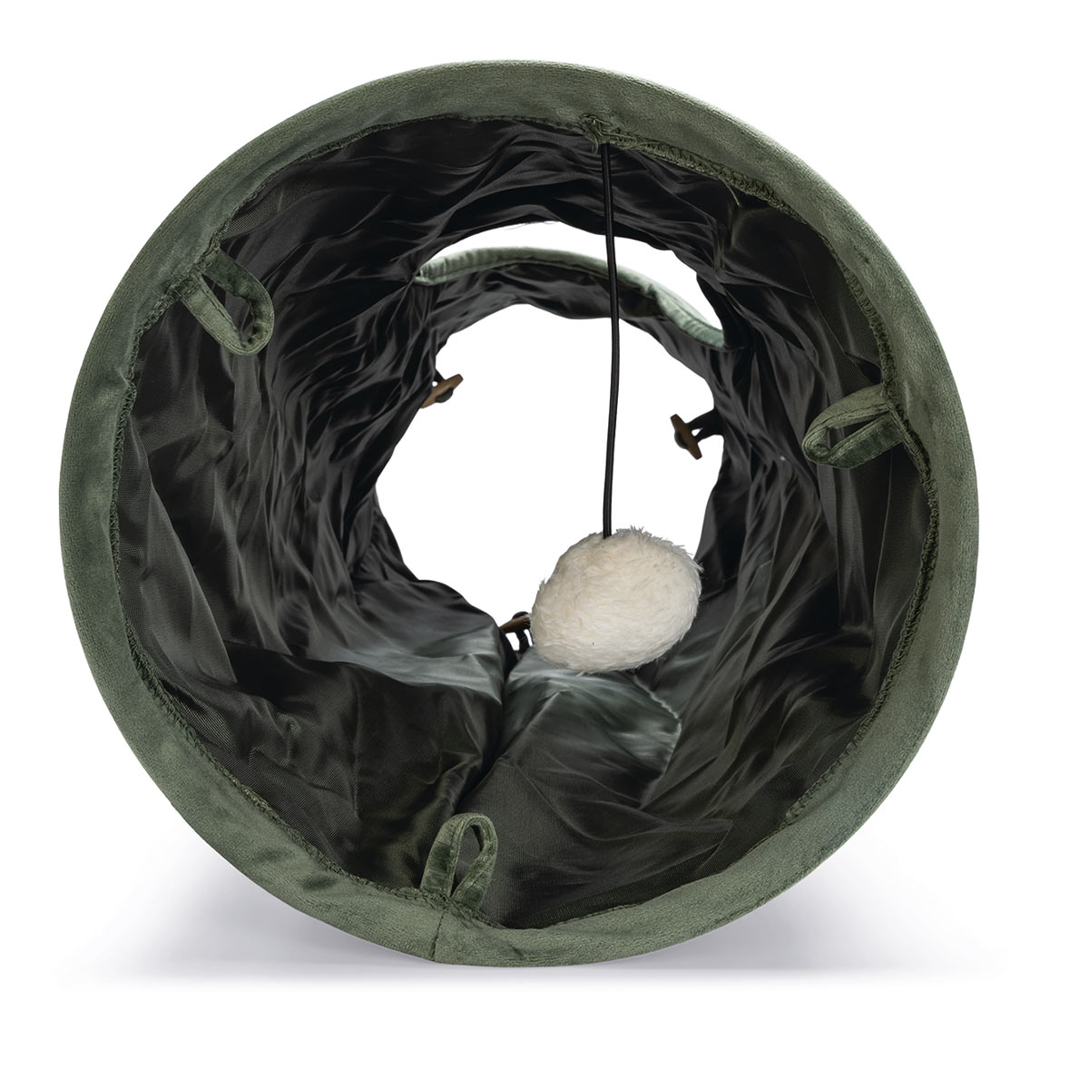 Designed by Lotte Katzentunnel Cylla grün 65x25cm