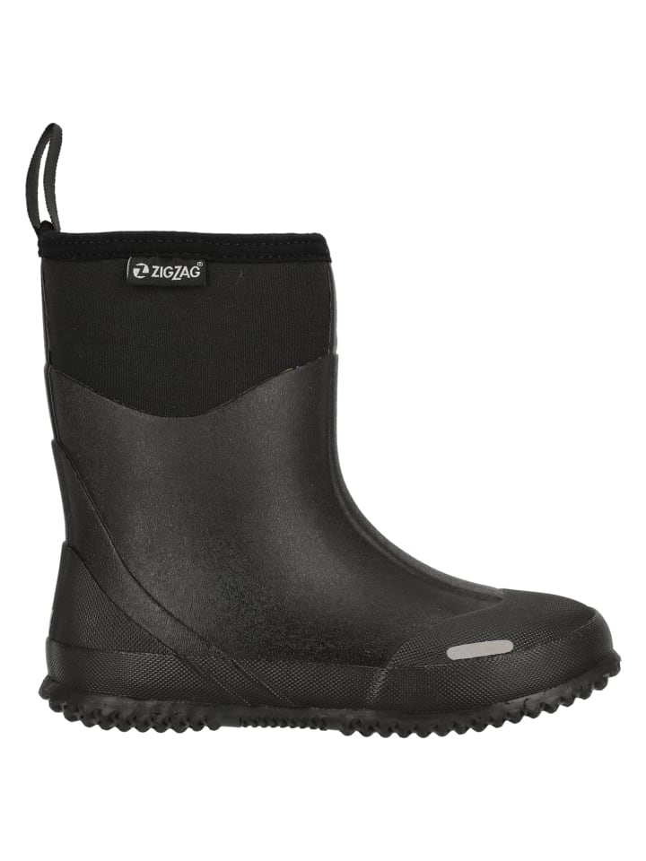 Zigzag Gummistiefel Neopren Rubber Boot in 1001 Black günstig kaufen