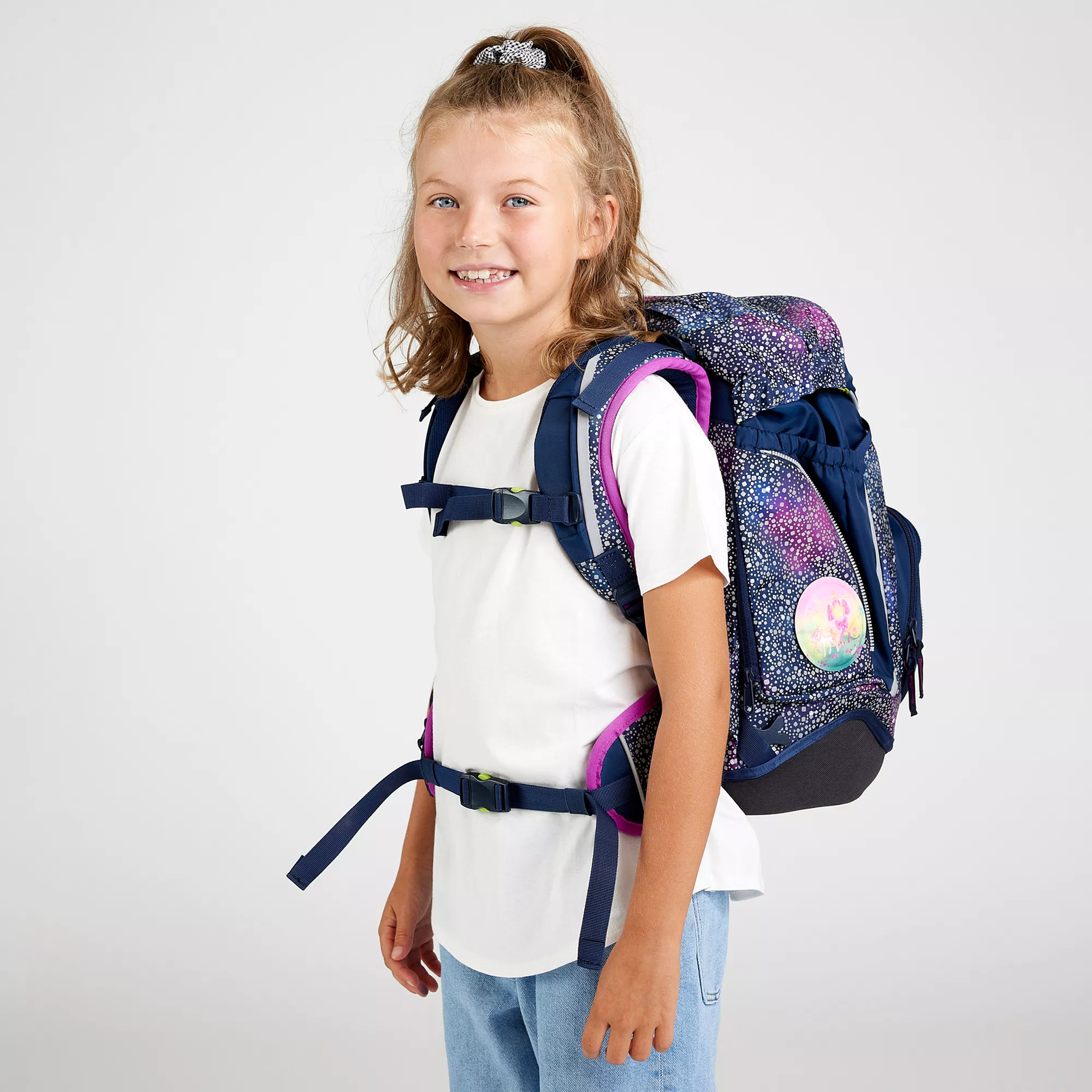 ergobag Schulrucksack-Set Bärlaxy