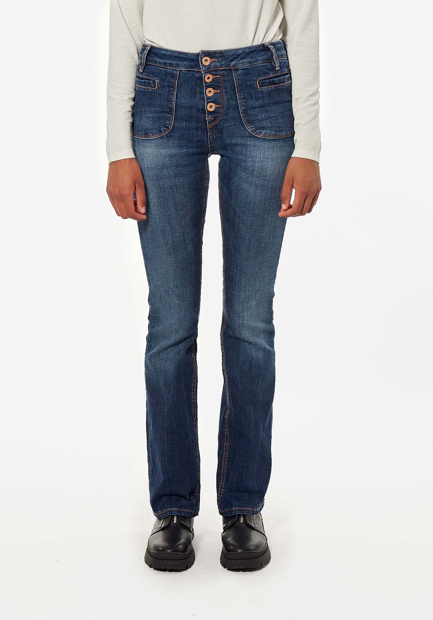 LUCKY  Jean bootcut Femme