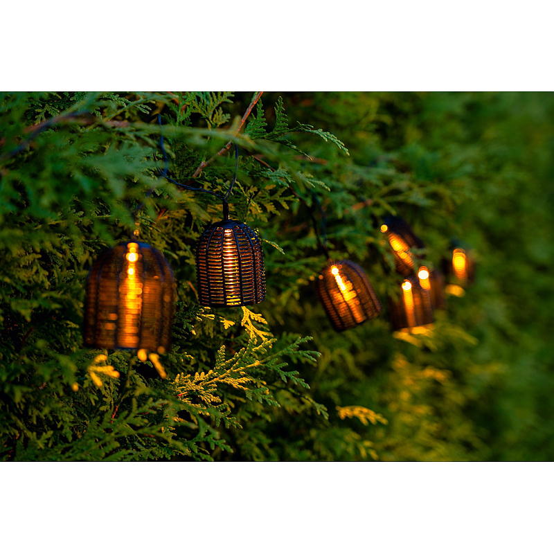 Home Lyslenke 8 stk sorte LED lamper