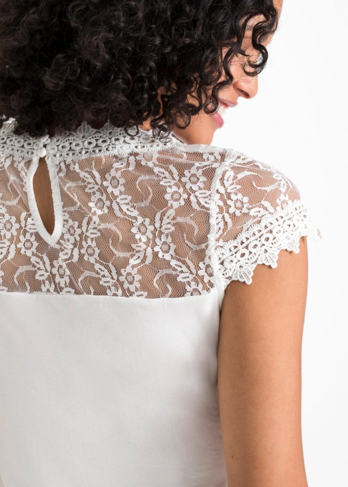 Shirt mit Spitze