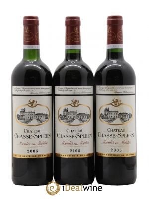 Château Chasse Spleen  2005 - Lot de 3 Bouteilles