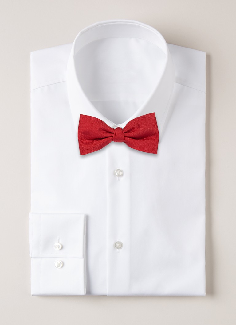 Profuomo Red Silk Bow Tie