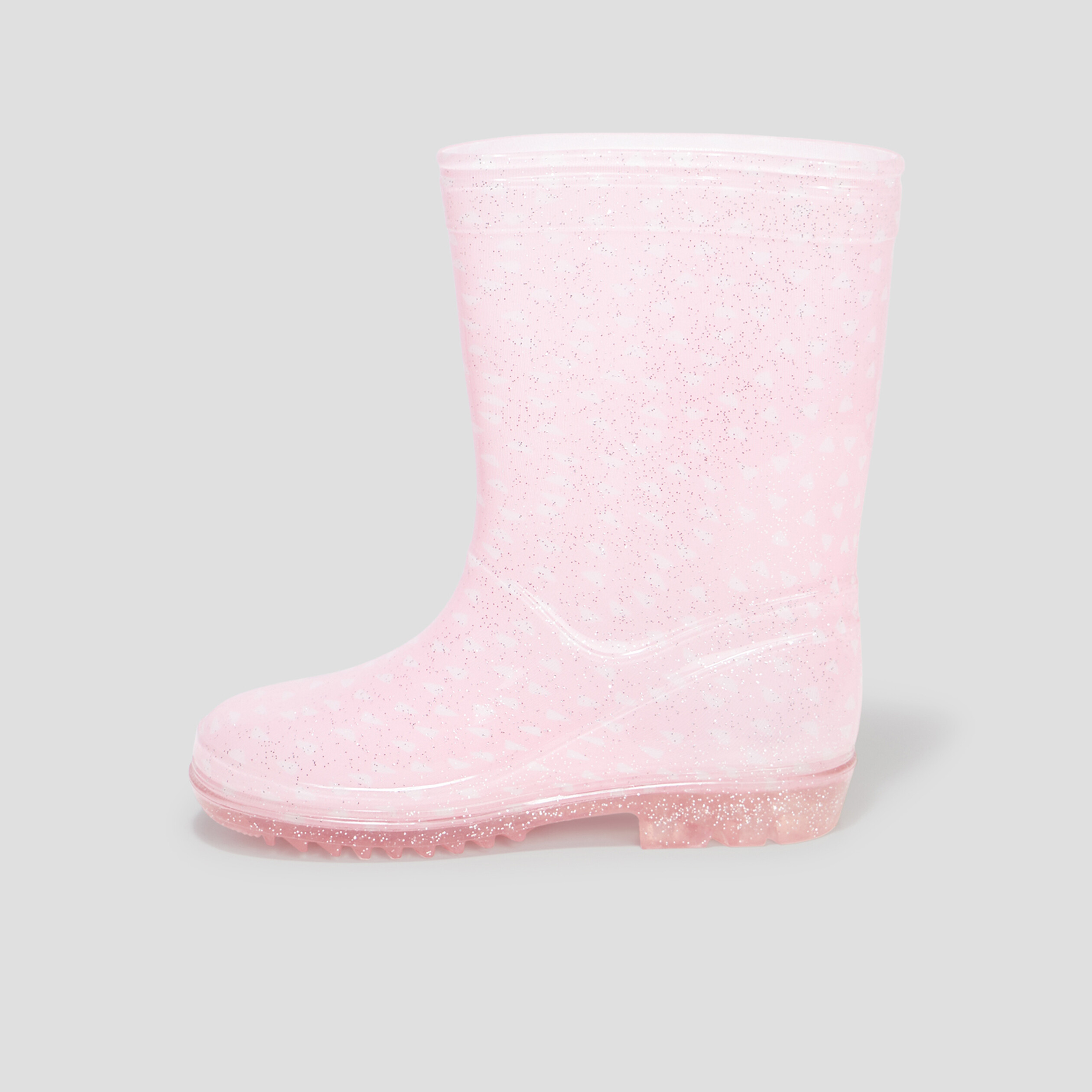 Bottes de pluie à paillettes Aristochats rose fille | La Halle