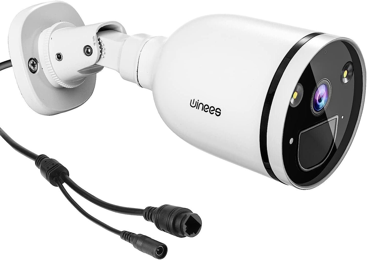 Diyarts Überwachungskamera (Außenbereich, 2.4/5GHz 4MP 2K WLAN, Sicherheitskamera Außen mit Scheinwerfer, Farbnachtsicht, mit Spotlight, IP66 Wasserdicht, Pakete/Fahrzeug/Personenerkennung, 2 Wege Audio mit Alexa)