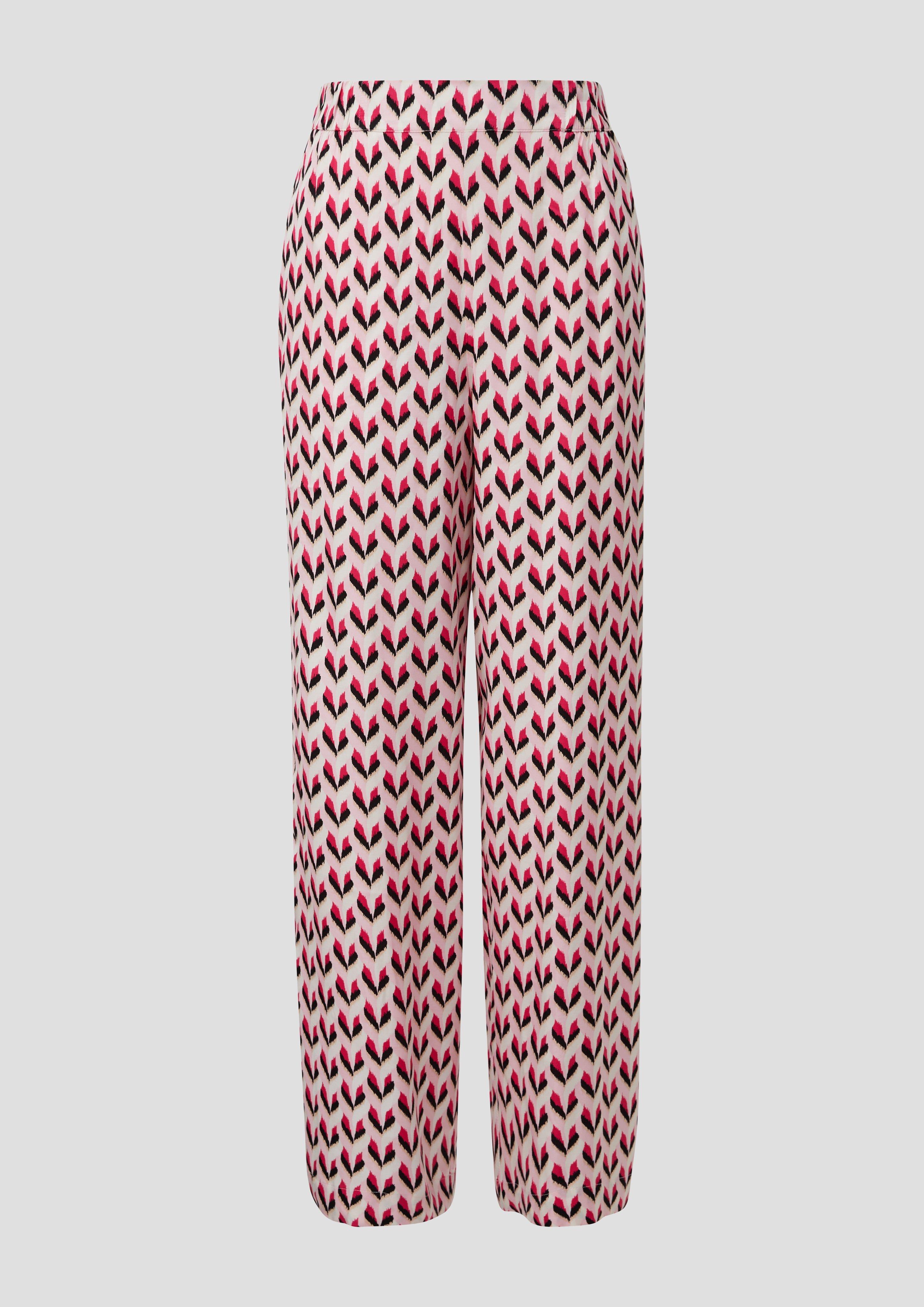 Regular: Wide Leg-Hose aus Viskose  2148056-41B1