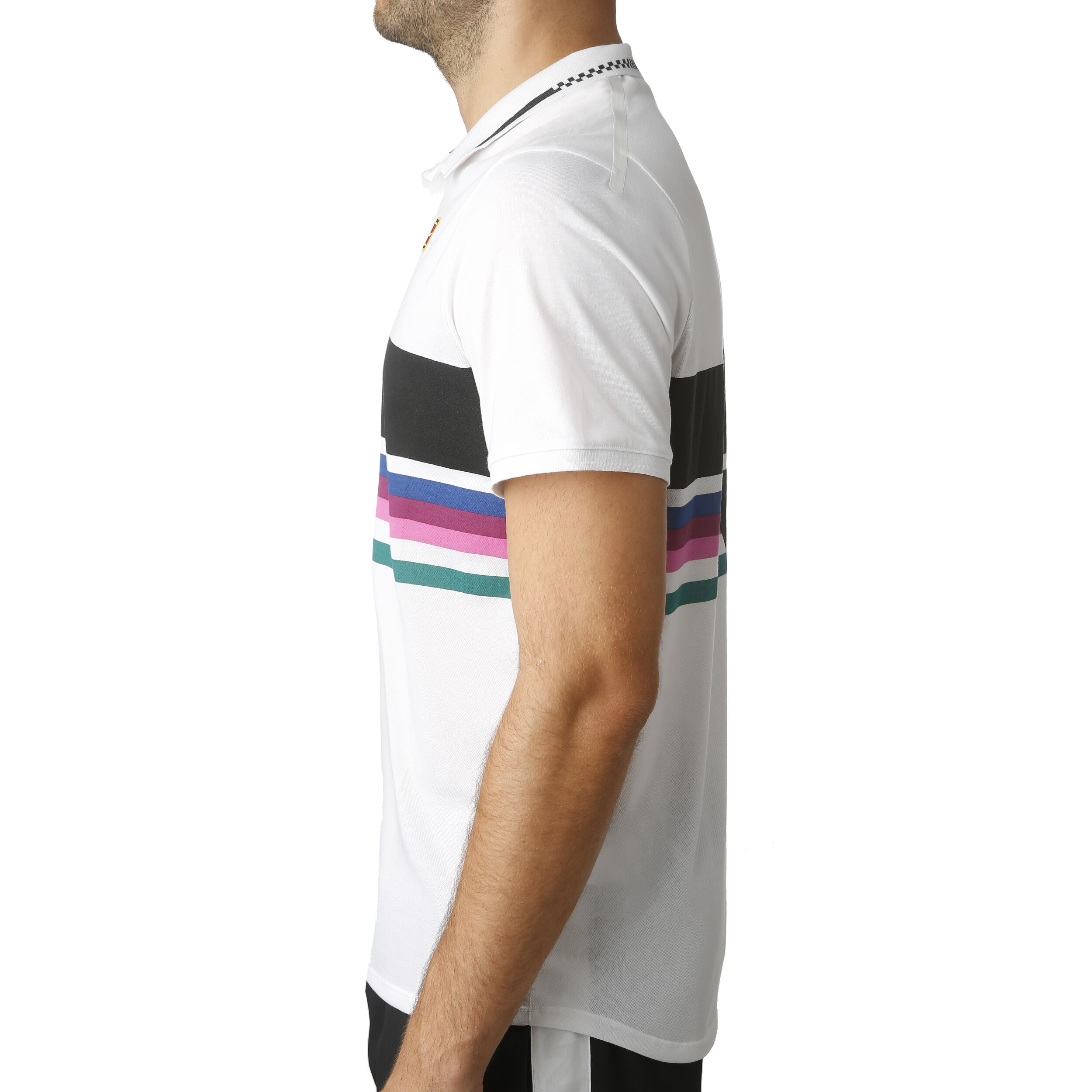 Advantage Polo Herren - Weiß, Schwarz