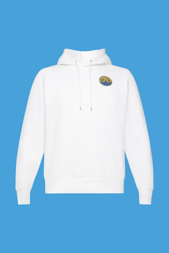 Baumwoll-Kapuzensweatshirt mit Logo