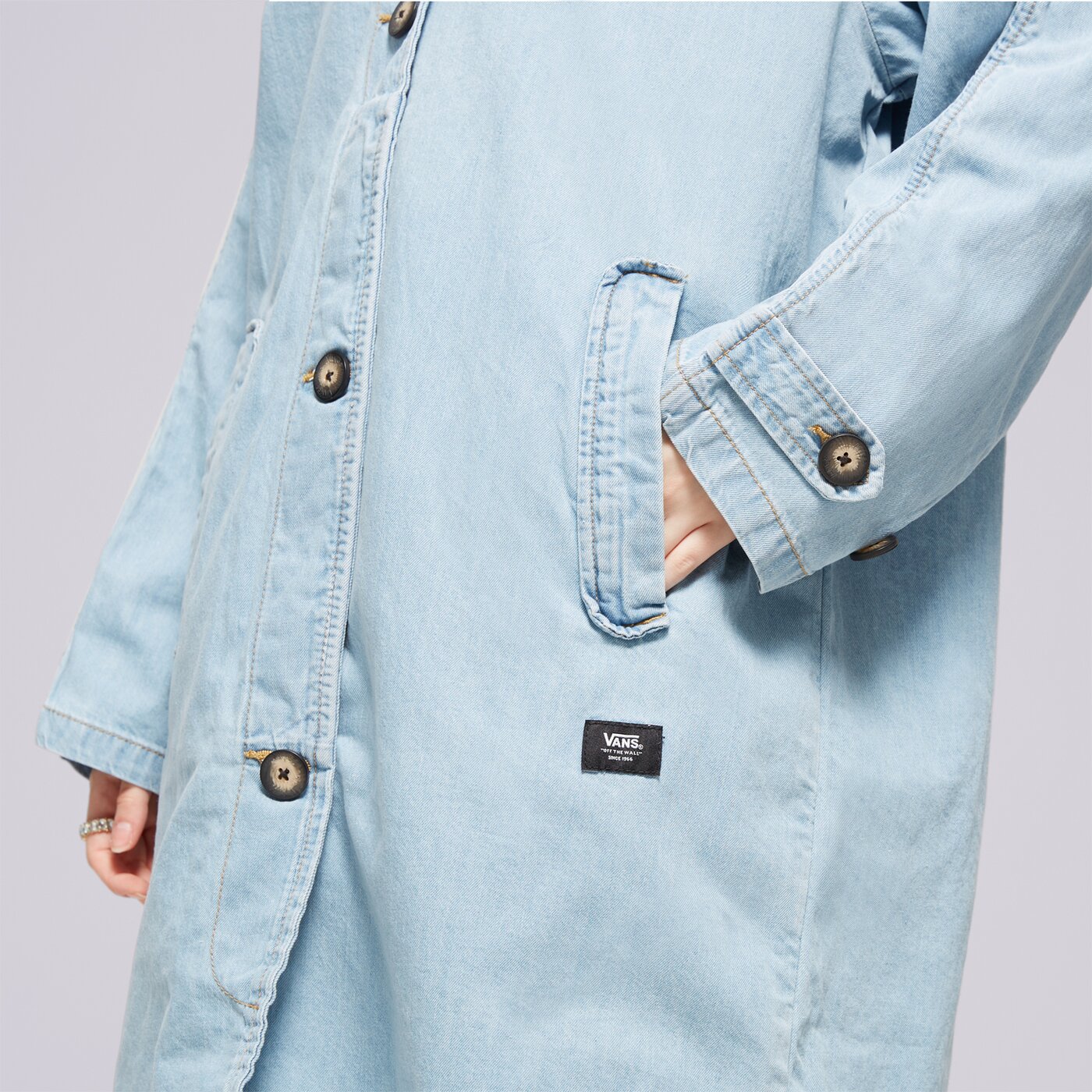 VANS JACKE SKATE MAC DENIM Blau