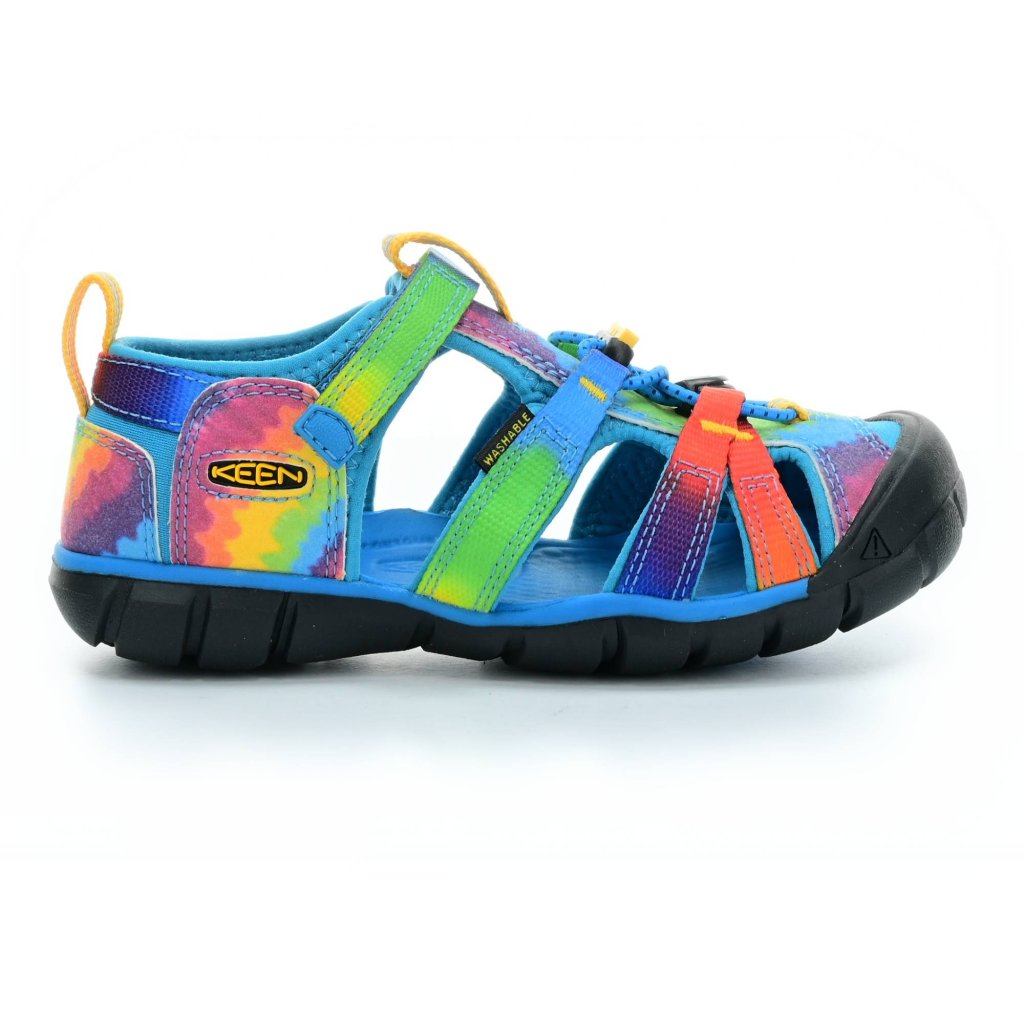 Keen Seacamp II Vivid Blue / Original Tie Dye (CNX) Sandalen