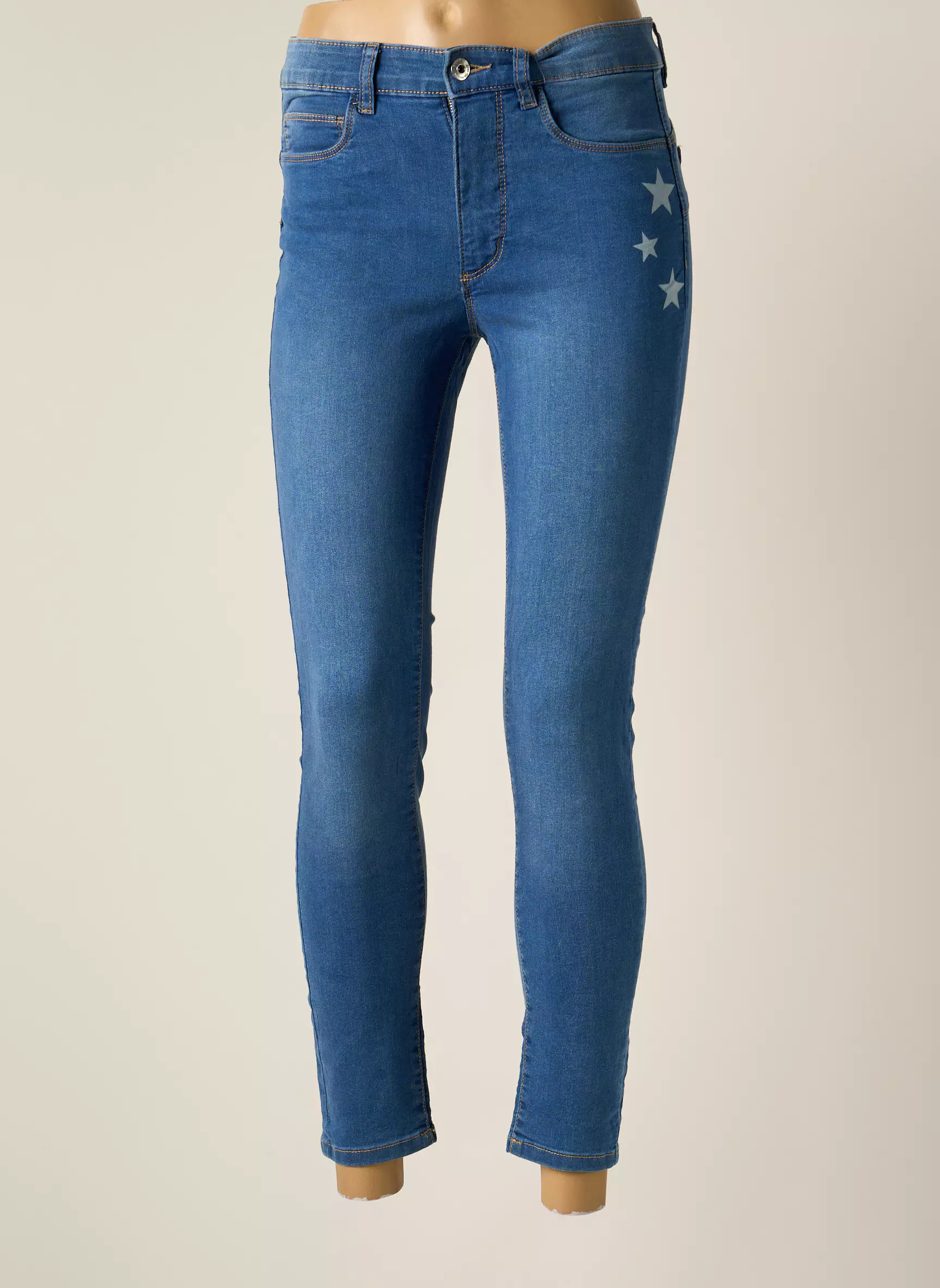 Stooker Jeans Skinny Femme couleur bleu