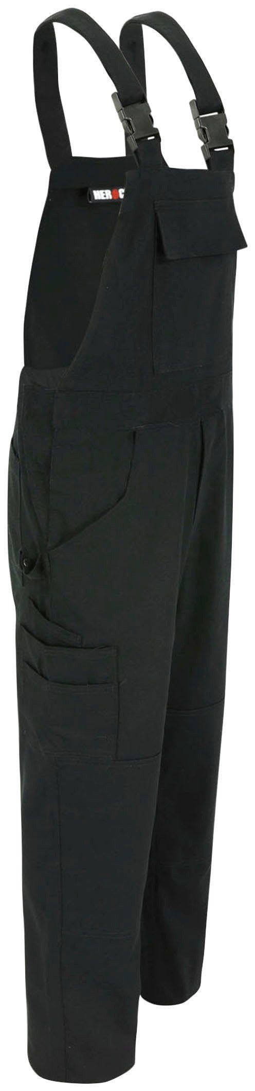 Herock Arbeitslatzhose Ovius Wasserabweisend, Stretch, verdeckte Knöpfe, viele Taschen, 1 Schleife