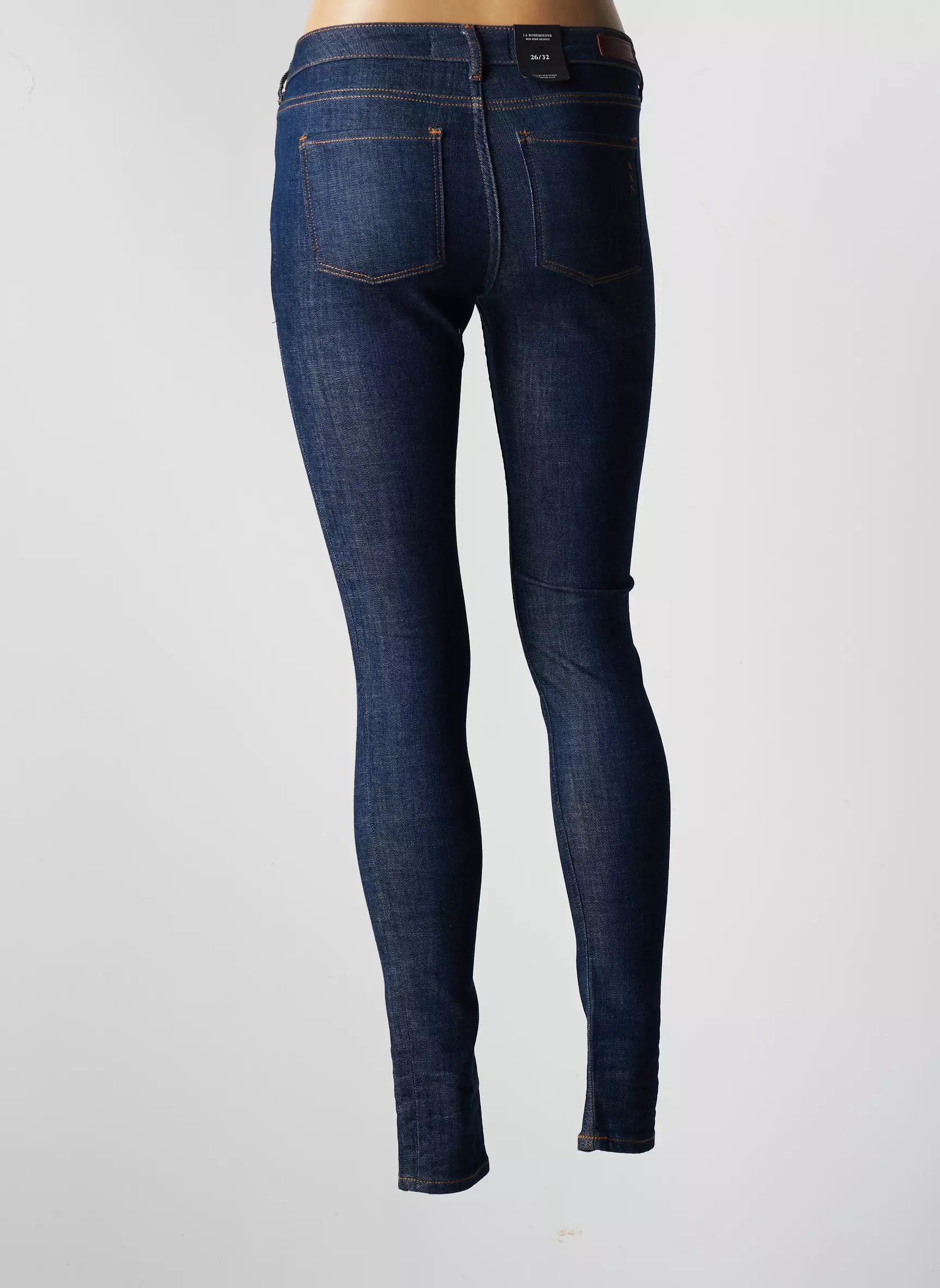 Maison Scotch Jeans Skinny Femme couleur bleu