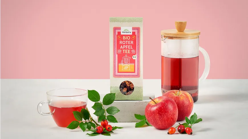 Herbaria Bio Teemischung Roter Apfel 60 g