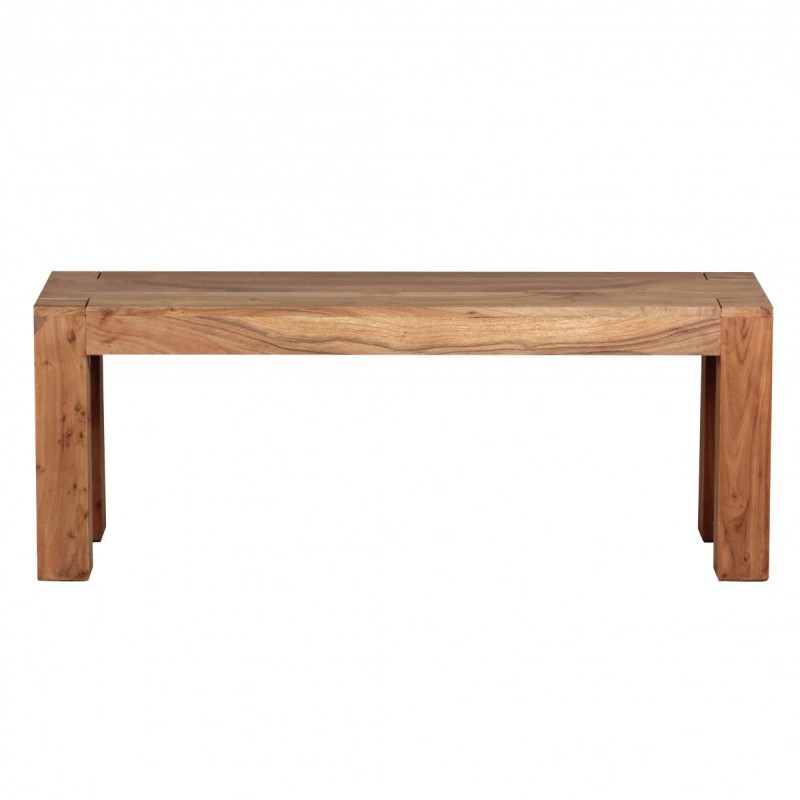 Wohnling Akazie Massivholz Esszimmer Sitzbank Bank 120 x 35 cm Holz