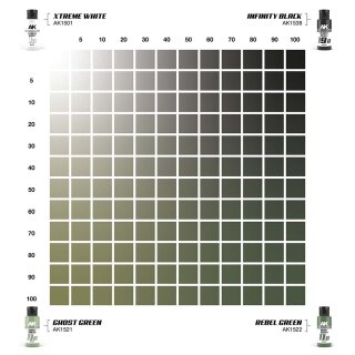 Dual Exo Set 11 - 11A Ghost Green & 11B Rebel Green