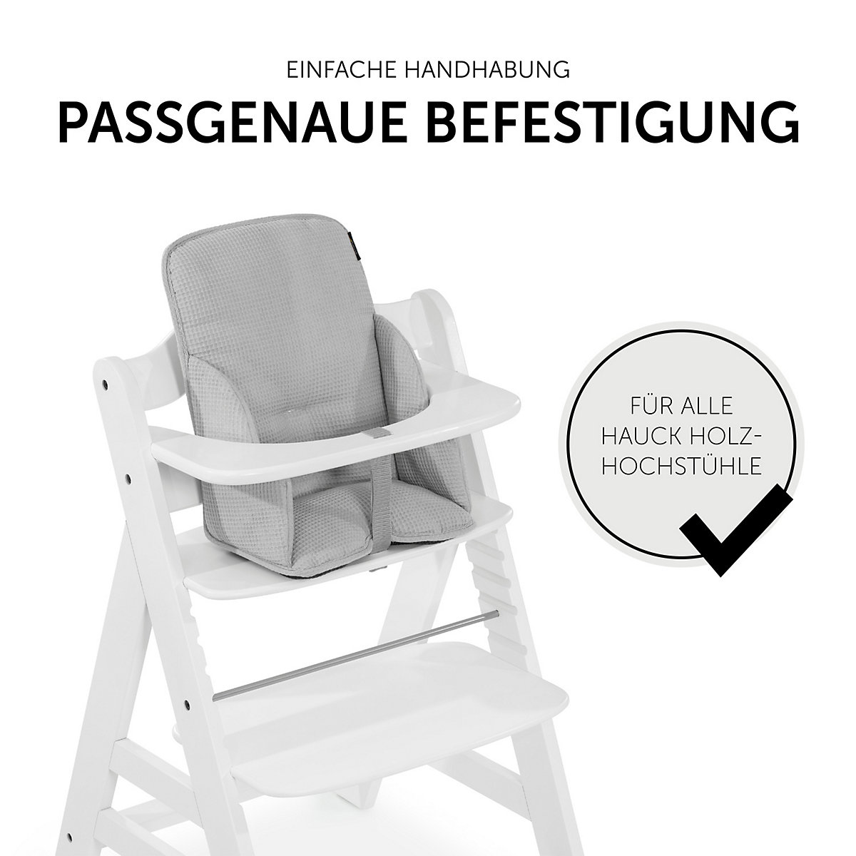 Sitzverkleinerer Alpha Cosy Select, Waffle Pique Grey