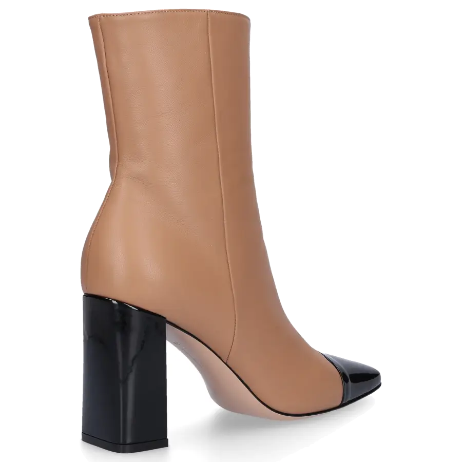 Gianvito Rossi - Stiefeletten LOGAN 85 Nappaleder - beige