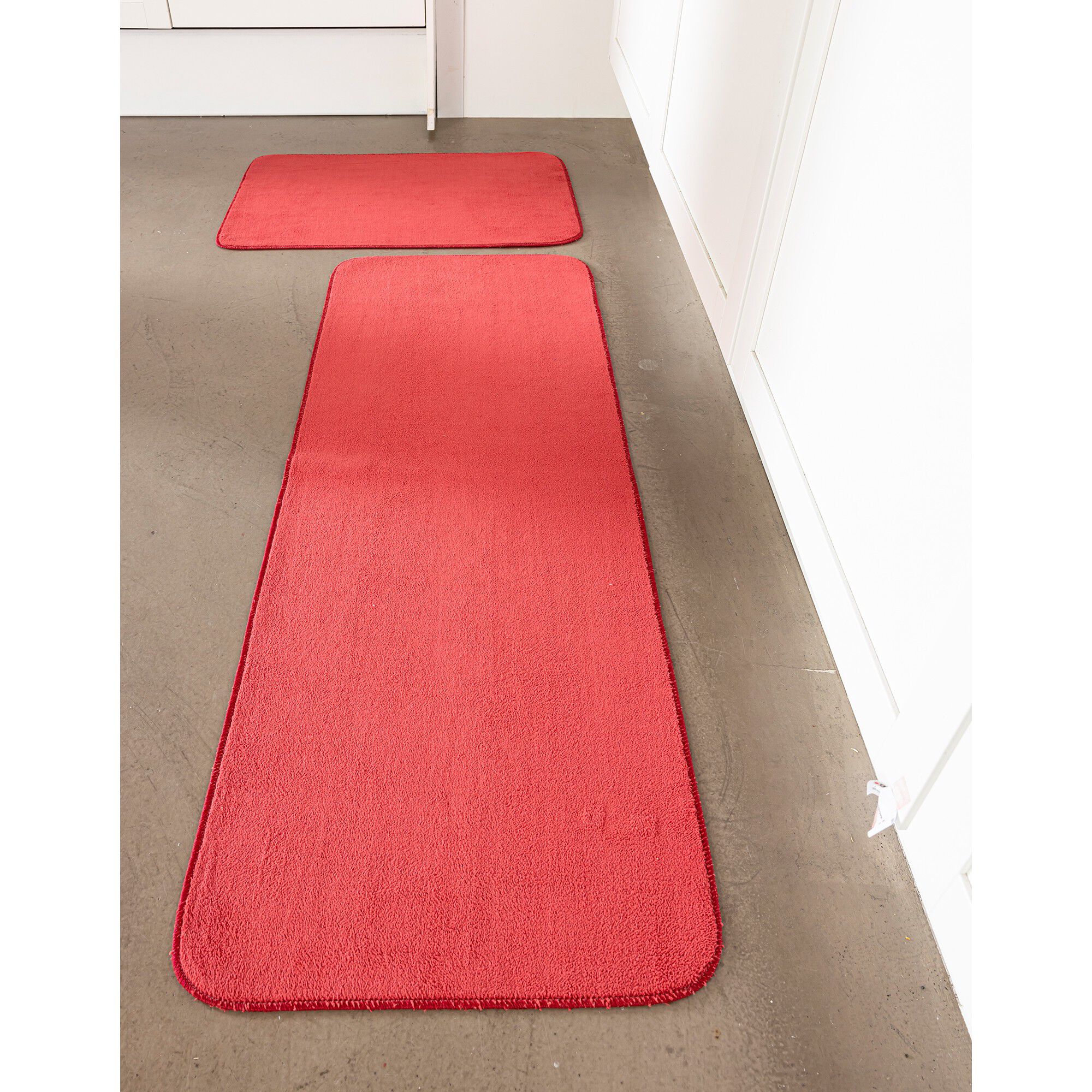 Tapis de cuisine microfibre absorbante unie