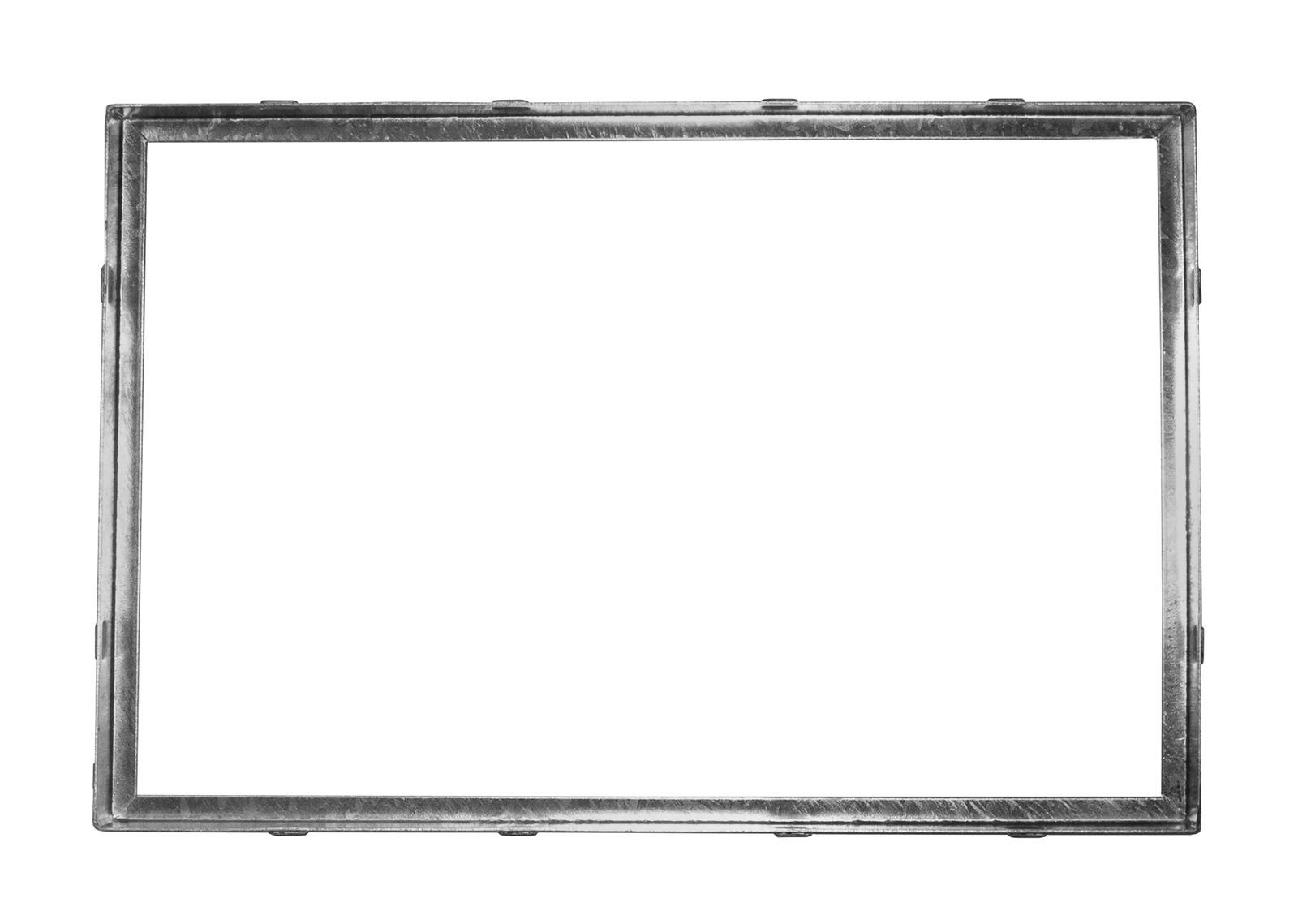 Fußmatte ACO Schuhabstreifer Gitterrost mit Zarge MW 30/30 Eingangsrost Normrost Abstreifer Rahmen, ACO Severin Ahlmann GmbH & Co. KG, rechteckig, Höhe: 23 mm, robust, begehbar und befahrbar