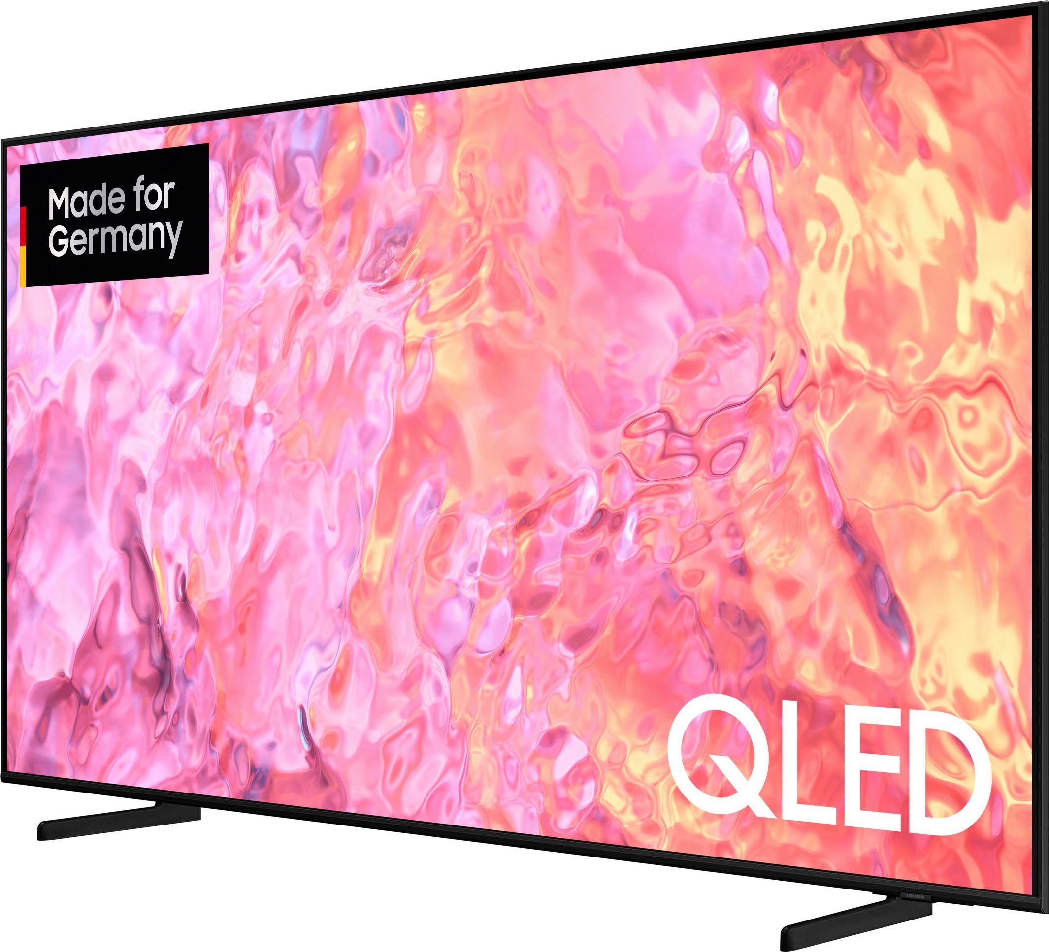 Samsung GQ43Q60CAU LED-Fernseher (108 cm/43 Zoll, Smart-TV, 100% Farbvolumen mit Quantum Dots,Quantum HDR,AirSlim,Gaming Hub)