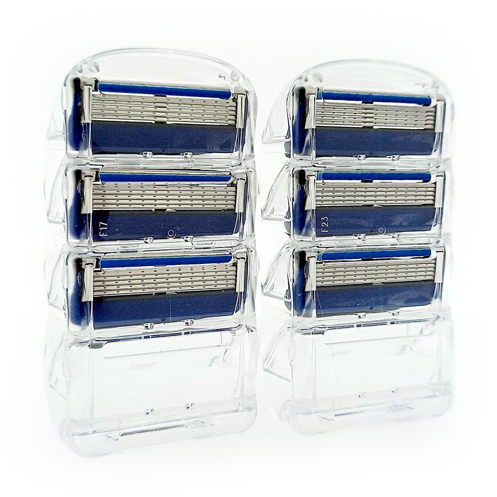 Gillette Rasierklingen Gillette King C. Fusion 5 Rasierklingen, 6er Pack