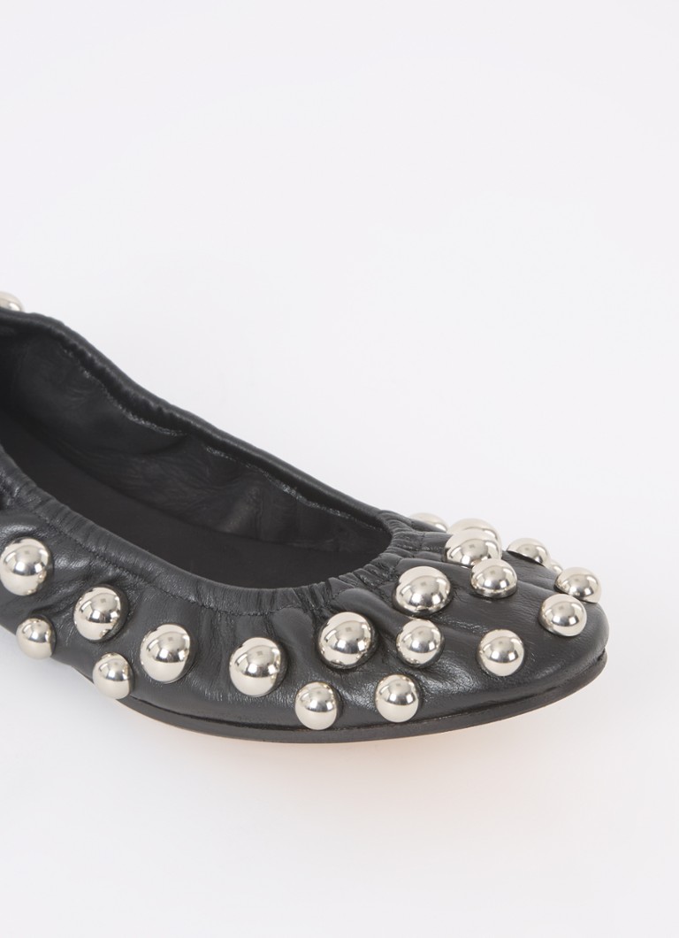 Isabel Marant Lambskin Ballerina with studs