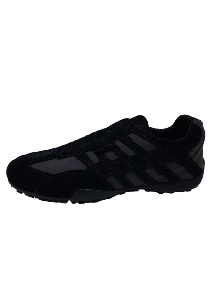 Geox sportlicher Schnürer Snake in Schwarz günstig kaufen