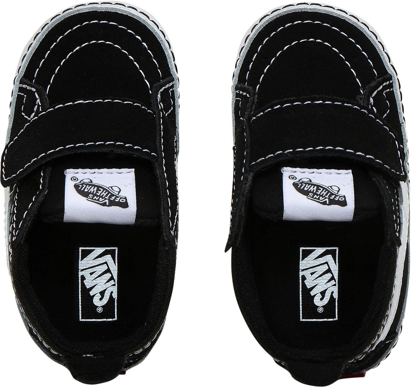 Vans SK8-Hi Crib Lauflernschuh mit Klettverschluss für Babys