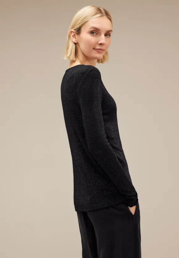 Street One Shirt mit Glanzeffekt