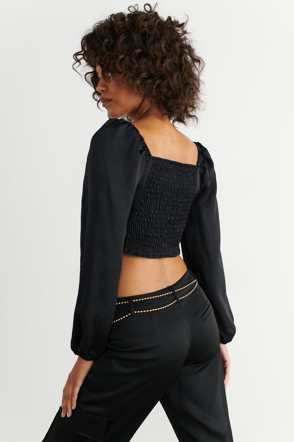 Gathered bust blouse