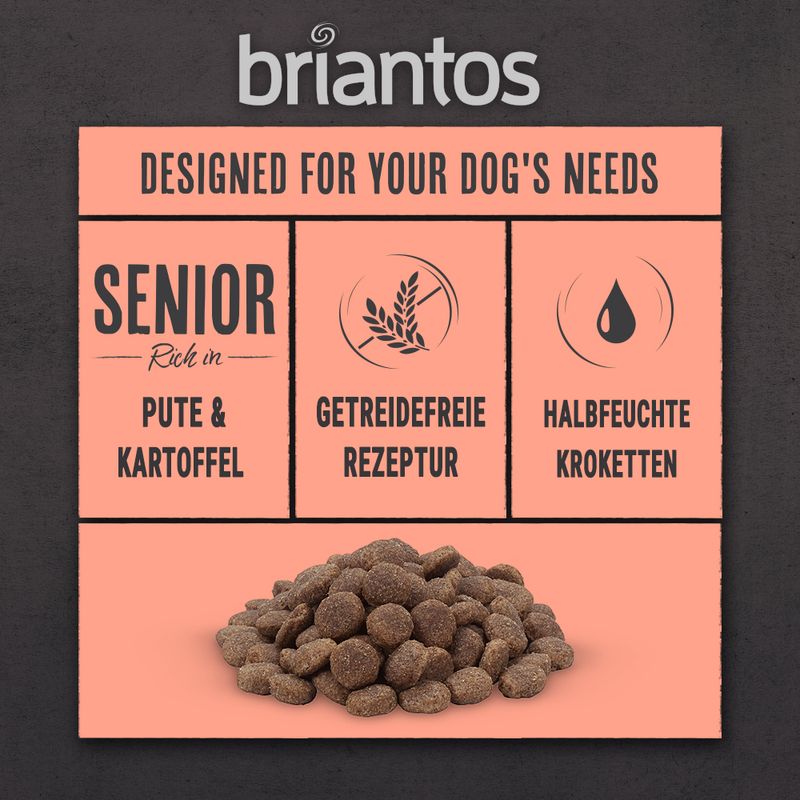 Briantos Senior Pute & Kartoffel - getreidefrei