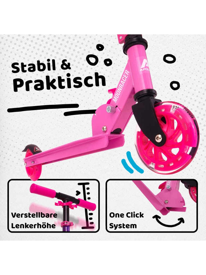 Apollo LED City Scooter für Kinder 