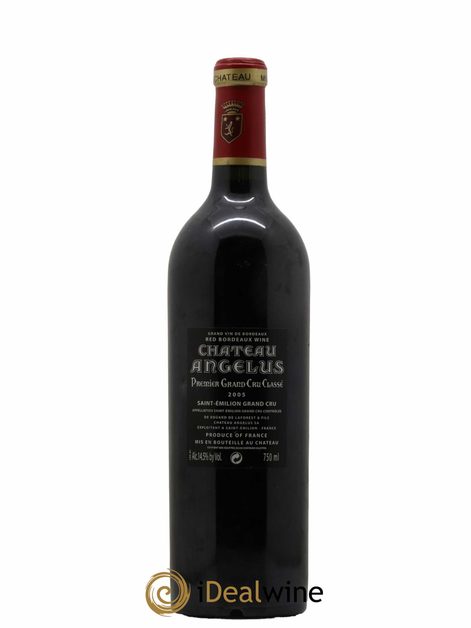 Château Angélus 1er Grand Cru Classé A  2005 - Lot de 1 Bouteille