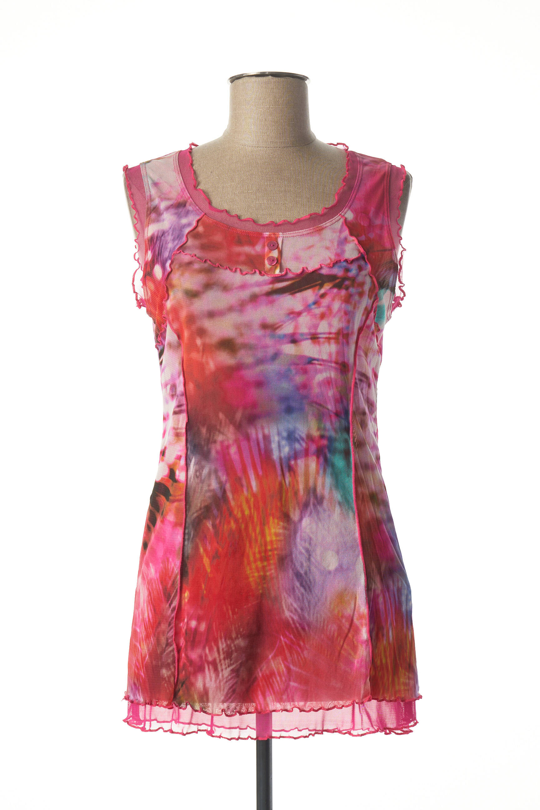 Jean Gabriel Tuniquesansmanche Femme couleur rose