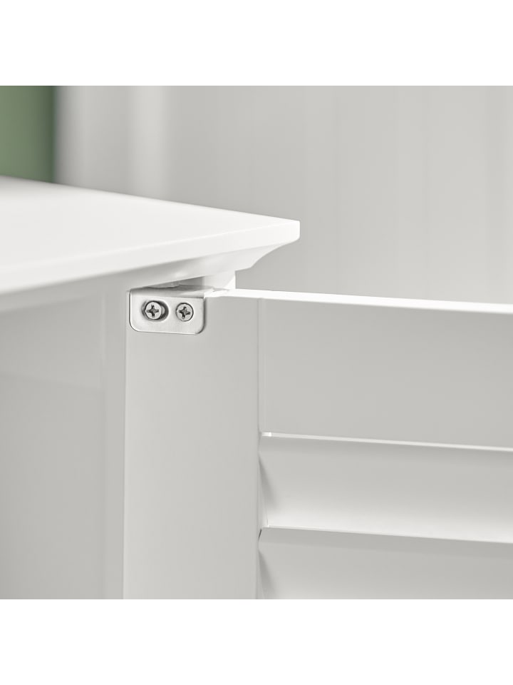 SoBuy Waschbeckenunterschrank in Weiß - (B)60 x (H)58 x (T)34cm günstig kaufen onesize