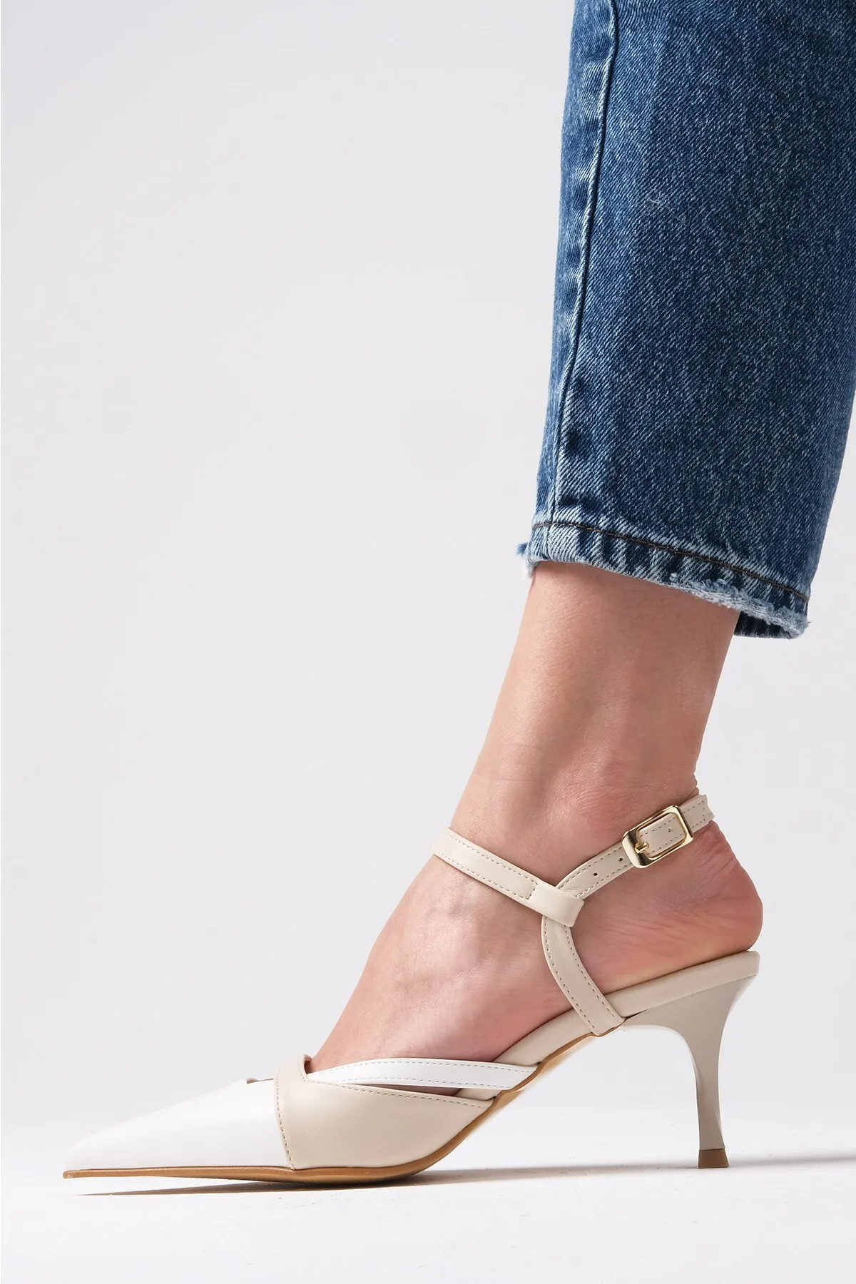 Mio Gusto  High Heels - Weiß - Pfennigabsatz/Stiletto