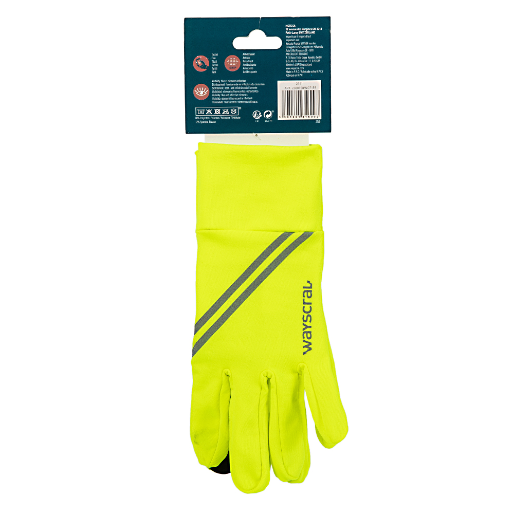WAYSCRAL gelbe Fahrradhandschuhe,  Größe L - ATU