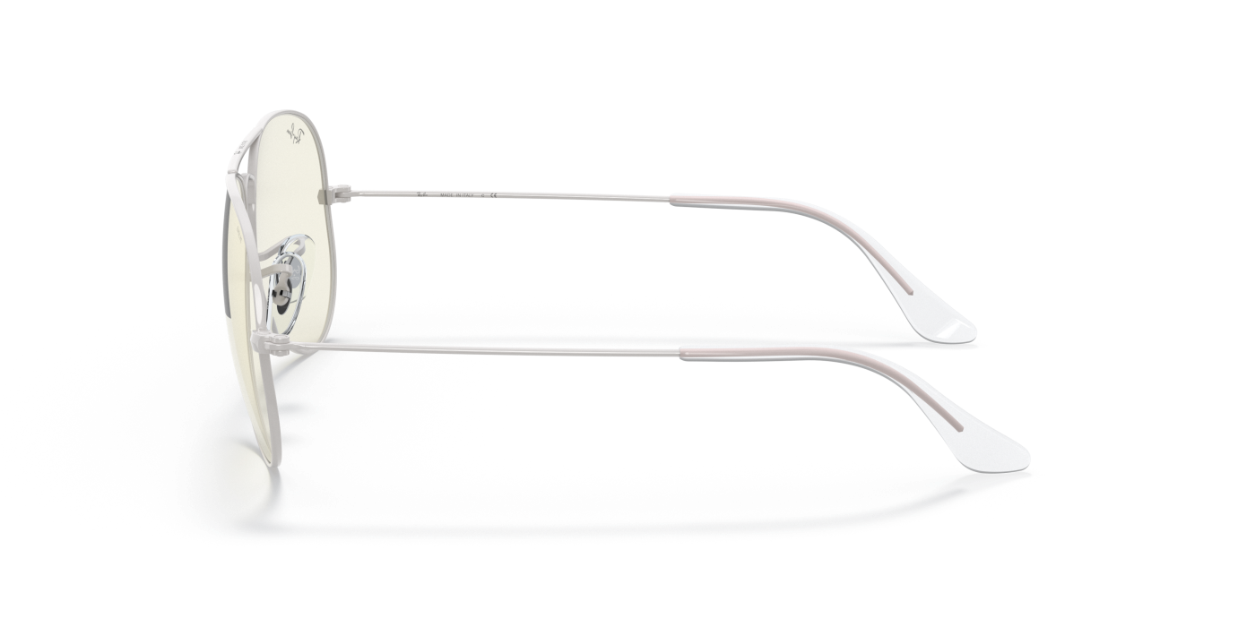 AVIATOR BLUE-LIGHT CLEAR EVOLVE - Gri deschis lucios