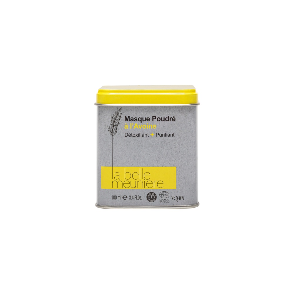 la belle meunière Masque poudré à l'avoine Masque Do It Yourself detoxifiant et purifiant