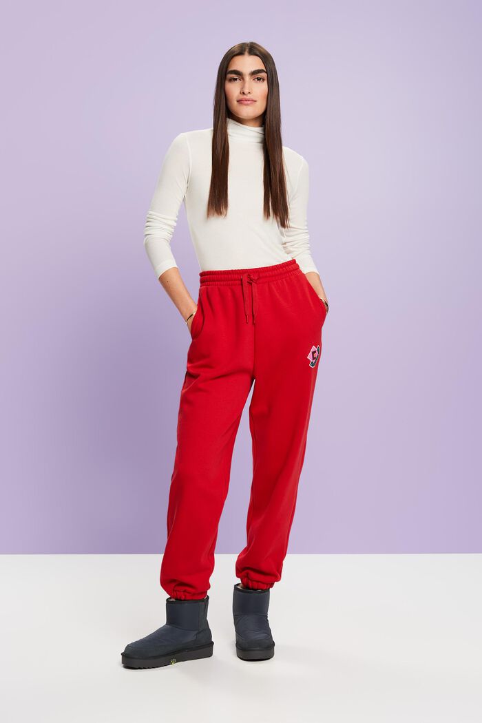 Jersey-Longsleeve mit Rollkragen