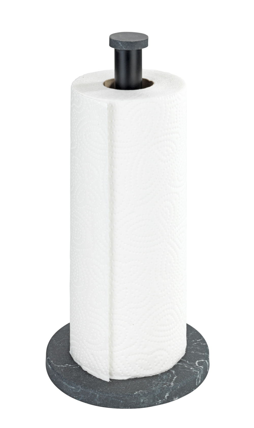 Küchenrollenhalter Marmor schwarz